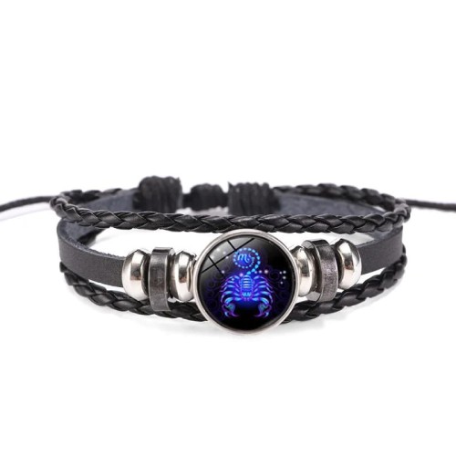 Skorzana-bransoletka-z-neonowym-Znakiem-Zodiaku-skorpion.jpeg