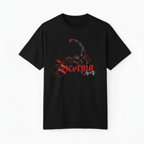 czarna koszulka red skorpion.png