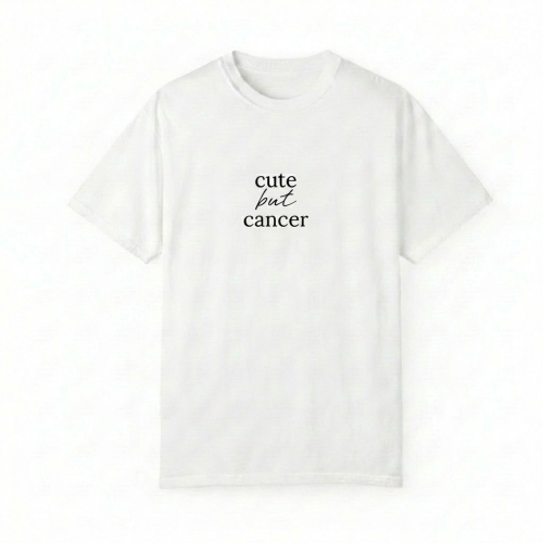 biały t-shirt cute but cancer.png