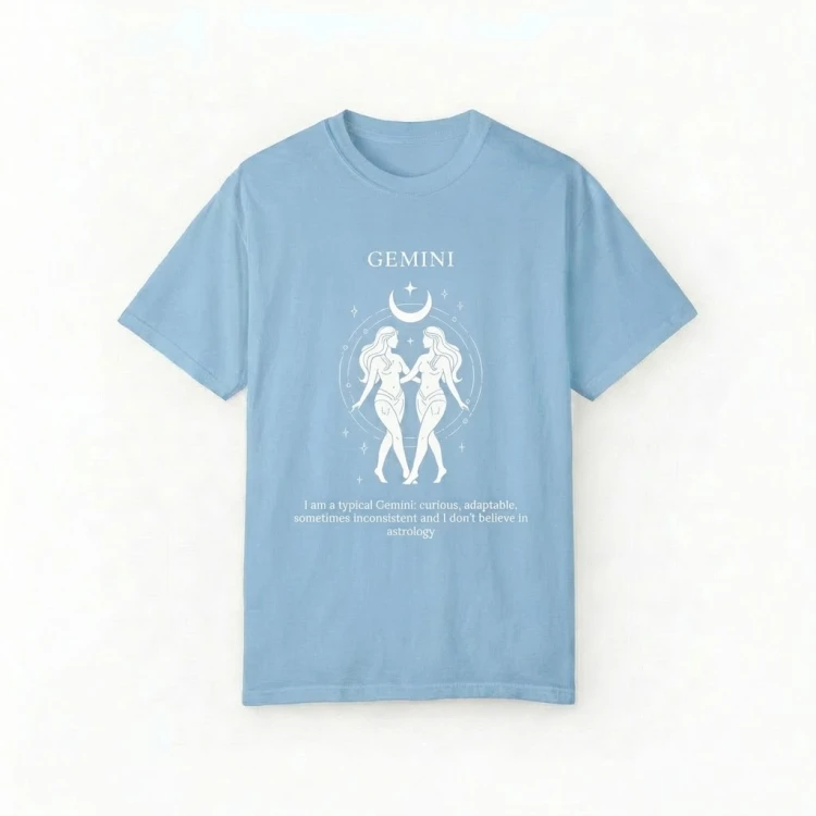 niebieski t-shirt znak zodiaku bliźnięta.png