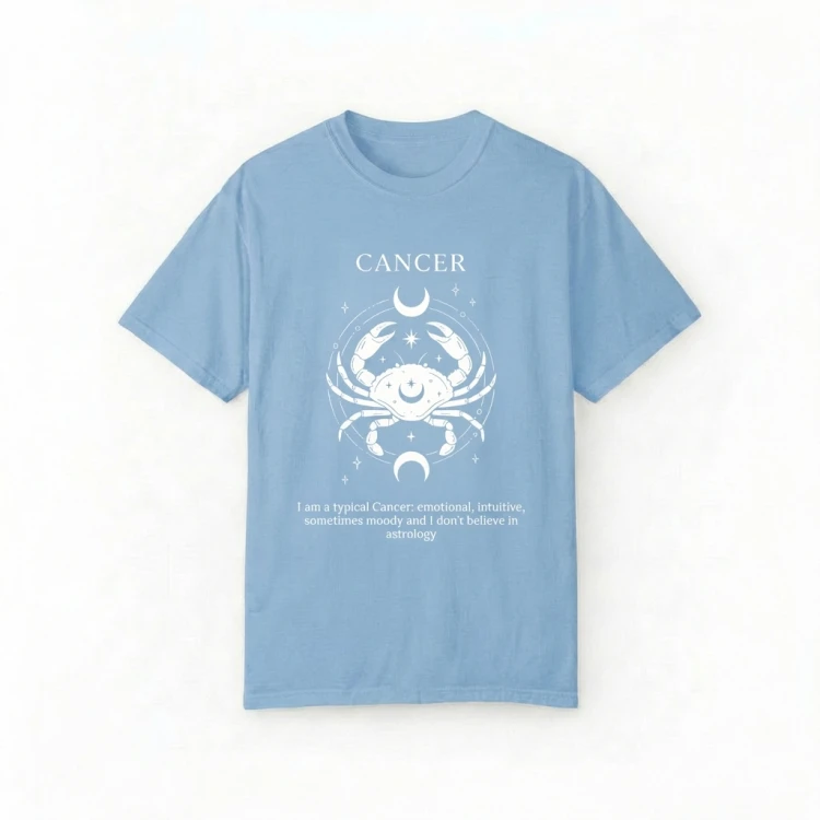niebieski t-shirt znak zodiaku rak.png