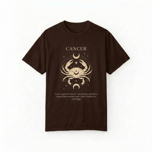brązowy t-shirt znak zodiaku rak.png