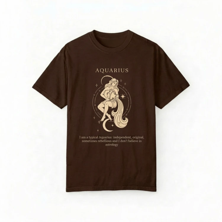 brązowy t-shirt znak zodiaku wodnik.png