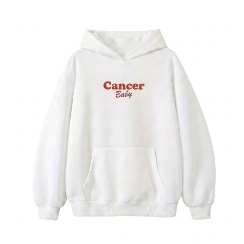 Biała Bluza bawełniana z kapturem cancer baby.png