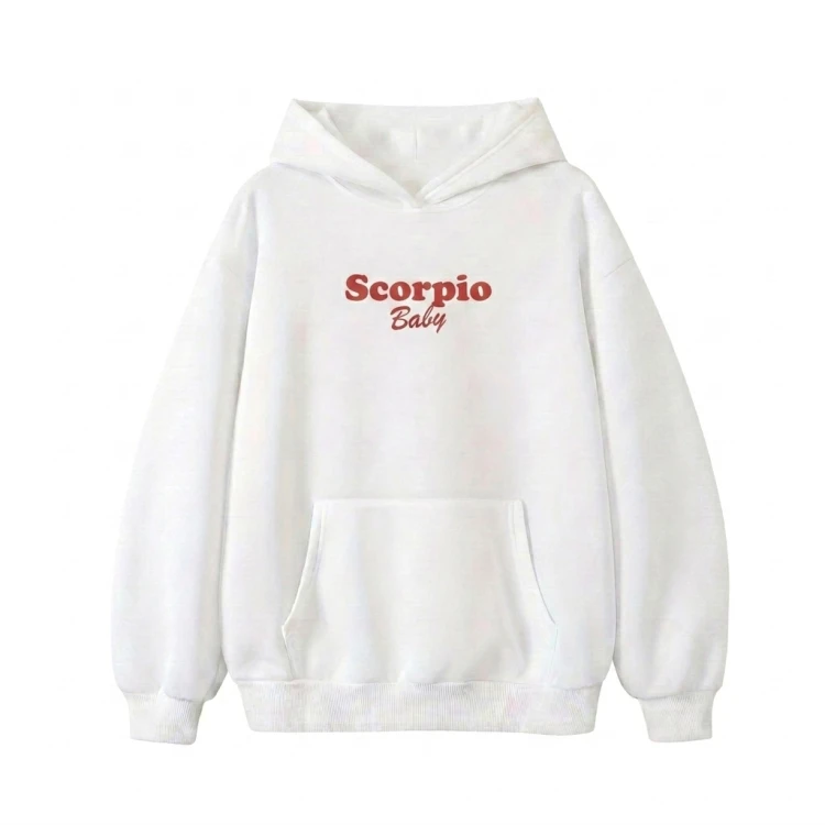 Biała Bluza bawełniana z kapturem Scorpio baby.png