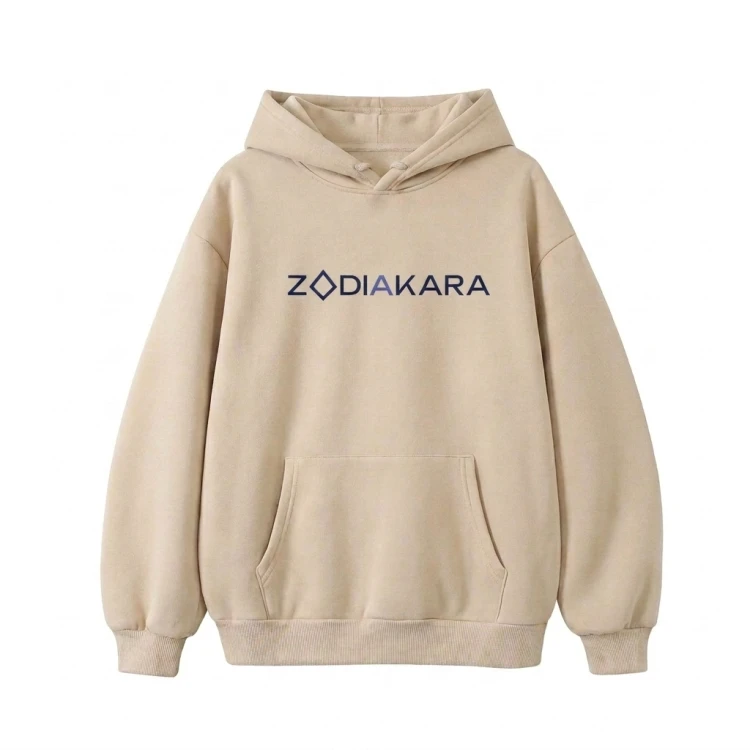 bluza logo zodiakara beżowa.png